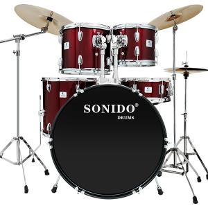 [풀세트구성] Sonido Q-star 5기통 드럼세트 색상선택 심벌+의자포함 무료조율 서비스