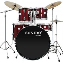 [풀세트구성] Sonido Q-star 5기통 드럼세트 색상선택 심벌+의자포함 무료조율 서비스