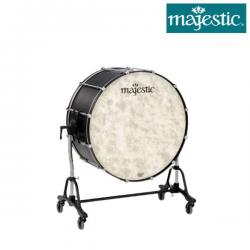Majestic MCB 시리즈 콘서트 베이스드럼 28인치 폭(두께) 18인치 바퀴형스탠드 장착 MCB2818