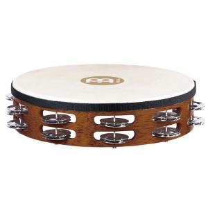 Meinl 메이늘 더블 가죽 탬버린 10인치 African Brown TAH2AB