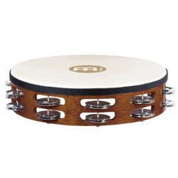 Meinl 메이늘 더블 가죽 탬버린 10인치 African Brown TAH2AB