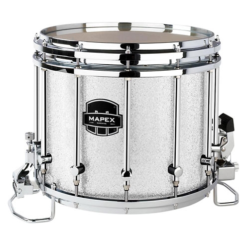 Mapex 퀀텀 엑스티 마칭 스네어 드럼 14X12 실버 다이아몬드 대즐 QCX1412S-CK-CC Mapex 퀀텀 엑스티 마칭 스네어 드럼 14X12 실버 다이아몬드 대즐 QCX1412S-CK-CC