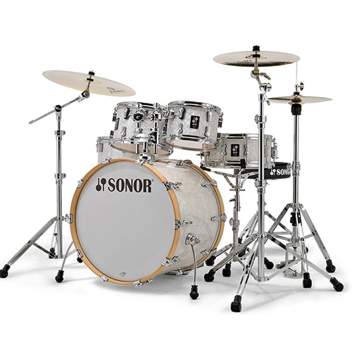 Sonor AQ2 5기통 Stage White Pearl 17503435-하드웨어별도