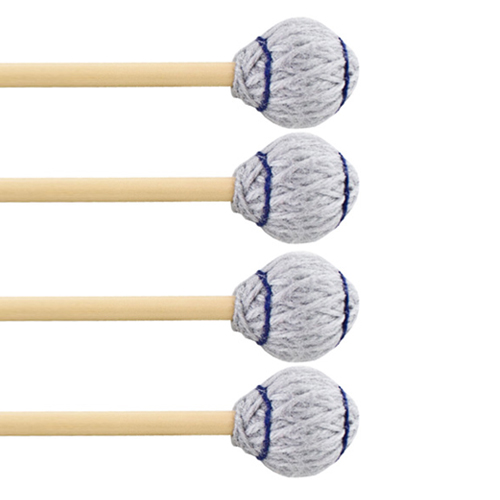 MikeBalter (마이크 발터) XL 마림바 4말렛용 나무핸들 2조 털실(Yarn) Medium Hard B323BXL+B323BXL