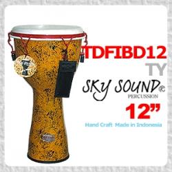 [스카이사운드] 튜너블 화이바 젬베 12인치 TDFIBD12-TY