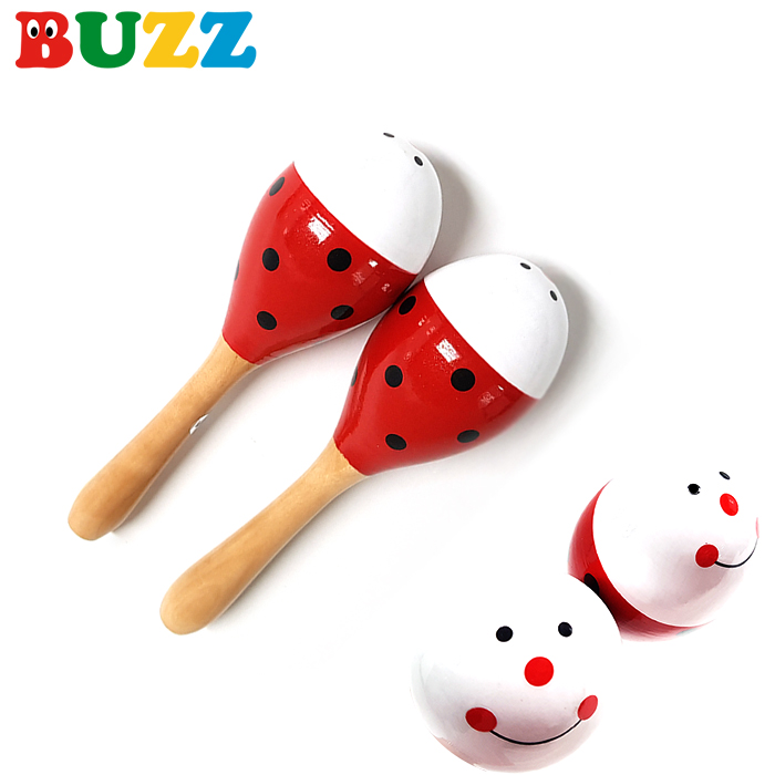 BUZZ 무당벌레 마라카스 2개 1쌍 2012-1A BUZZ 무당벌레 마라카스 2개 1쌍 2012-1A