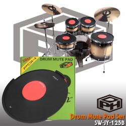 PDH Drum Mute Pad Set (뮤트패드, 5기통 3심벌구성) /SW-JY-125B