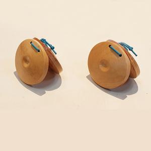BUZZ 네추럴 우드 캐스터네츠 1쌍 G10-2