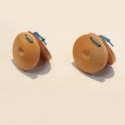 BUZZ 네추럴 우드 캐스터네츠 1쌍 G10-2