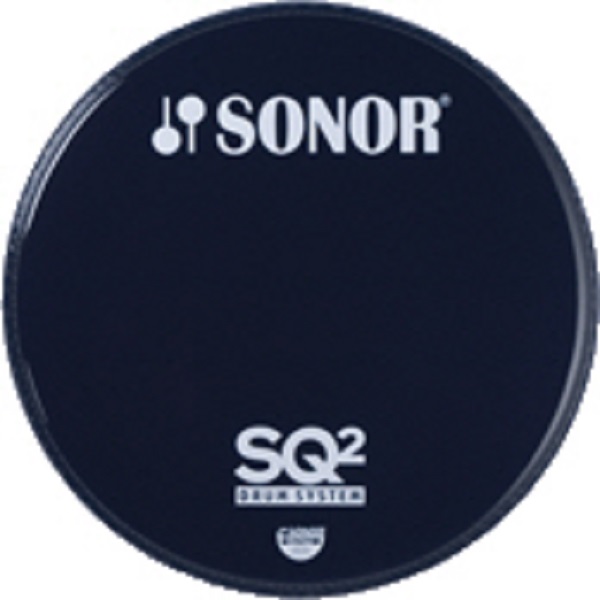 Sonor 프론트 헤드 22인치 검정 SQ2 로고 P3-1022-ES-SQ2 91067201 Sonor 프론트 헤드 22인치 검정 SQ2 로고 P3-1022-ES-SQ2 91067201