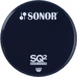 Sonor 프론트 헤드 22인치 검정 SQ2 로고 P3-1022-ES-SQ2 91067201