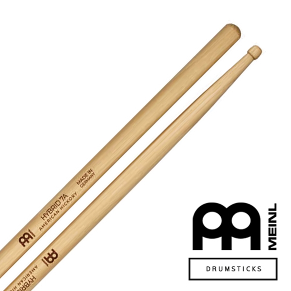 Meinl Hybrid 7A 우든팁 드럼스틱 SB105 Meinl Hybrid 7A 우든팁 드럼스틱 SB105