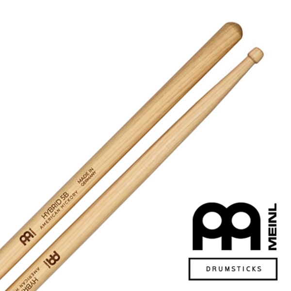 Meinl Hybrid 5B 우든팁 드럼스틱 SB107