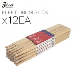 Fleet 히코리 5B드럼스틱 12개 패키지세트