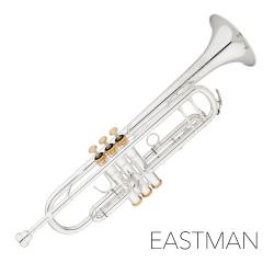 EASTMAN 이스트만 트럼펫 ETR524GS(구520GS)(실버+골드 Bb)