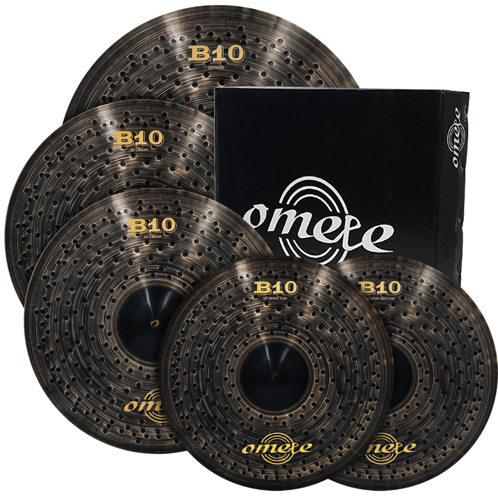 OMETE 오메테 B10 Series Cymbal 5pack 심벌 5종팩 OB10-SET5 OMETE 오메테 B10 Series Cymbal 5pack 심벌 5종팩 OB10-SET5