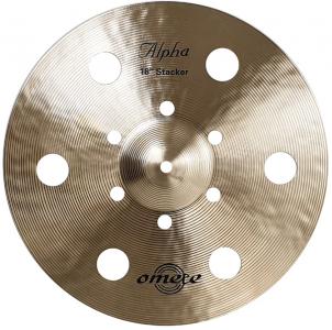 Omete 오메테 Alpha Series 12홀 O-zone Stacker 심벌 18인치 OAP18-12CO