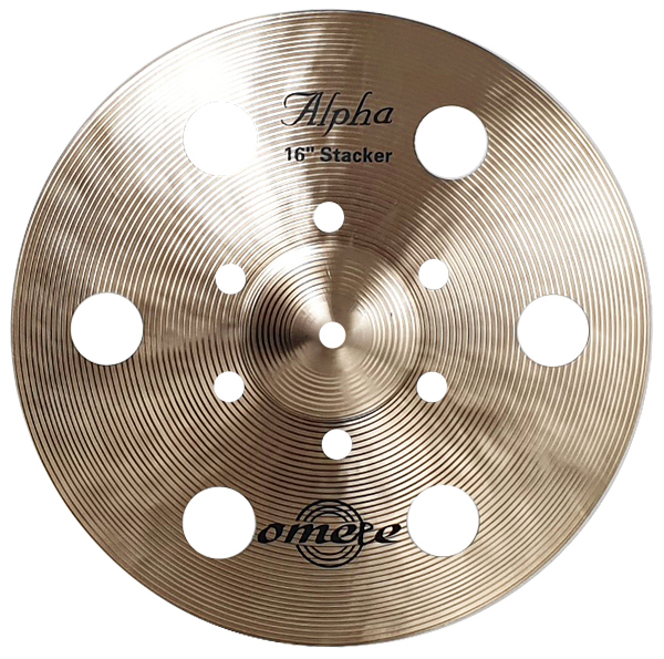 Omete 오메테 Alpha Series 12홀 O-zone Stacker 심벌 16인치 OAP16-12CO