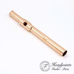 파울리시 18K 골드 헤드조인트 (14K 라이저,립,크라운) 전문가용 플루트