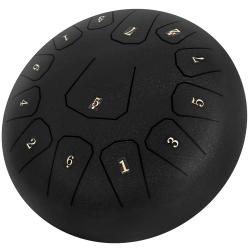 HEIGHT 스틸 텅드럼 블랙 12인치 13음계 C키 TGD04-BL-12 케이스포함 풀패키지