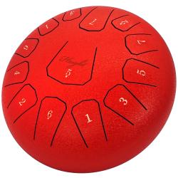 HEIGHT 스틸 텅드럼 레드 12인치 13음계 C키 TGD04-RD-12 케이스포함 풀패키지