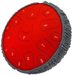 HEIGHT 스틸 텅드럼 레드 14인치 15음계 C키 TGD04-RD-14 케이스포함 풀패키지