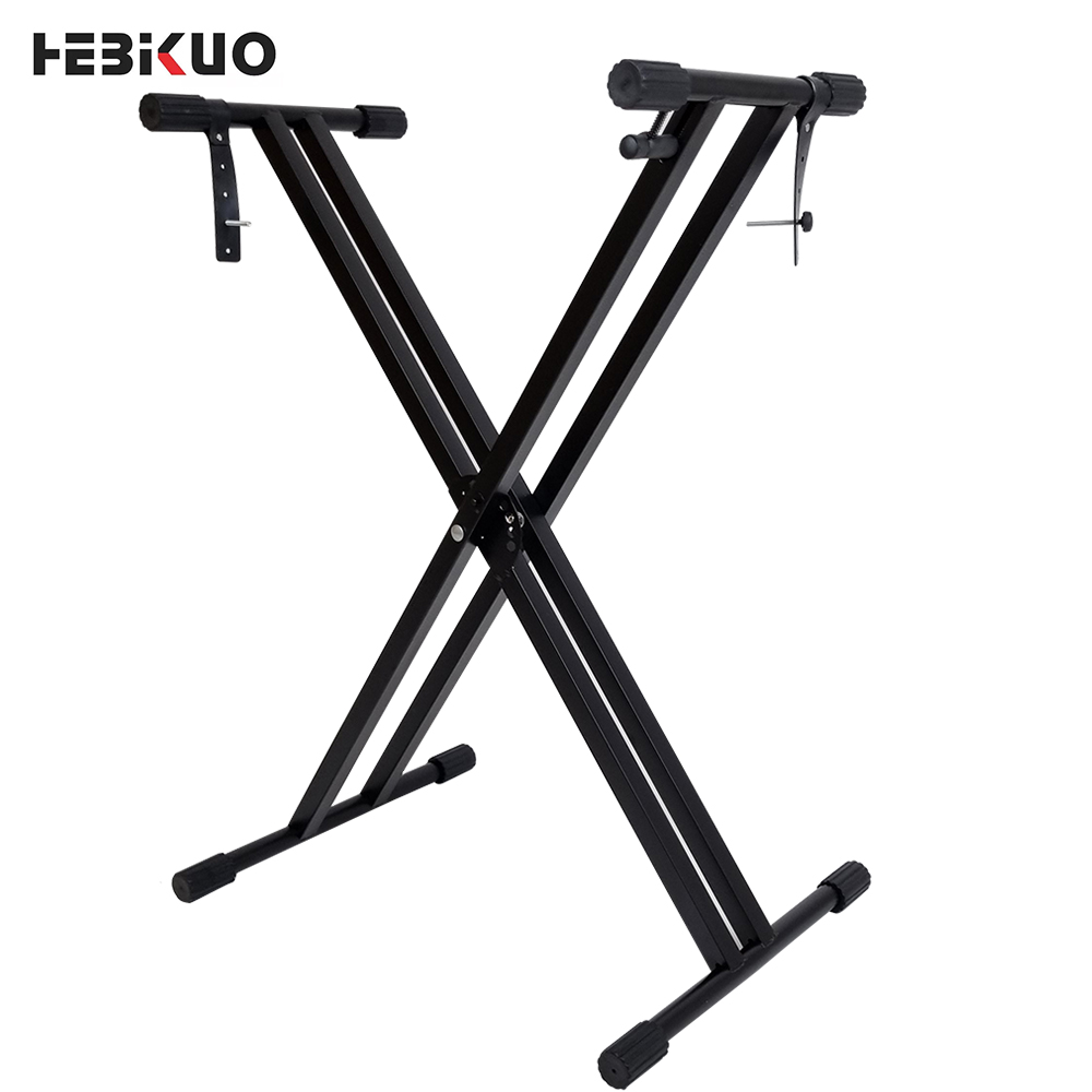 HEBIKUO 히비쿠 X자 레버형 7단 높낮이 쌍열 건반 스탠드 Q-2XB