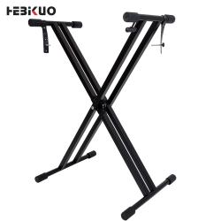 HEBIKUO 히비쿠 X자 레버형 7단 높낮이 쌍열 건반 스탠드 Q-2XB