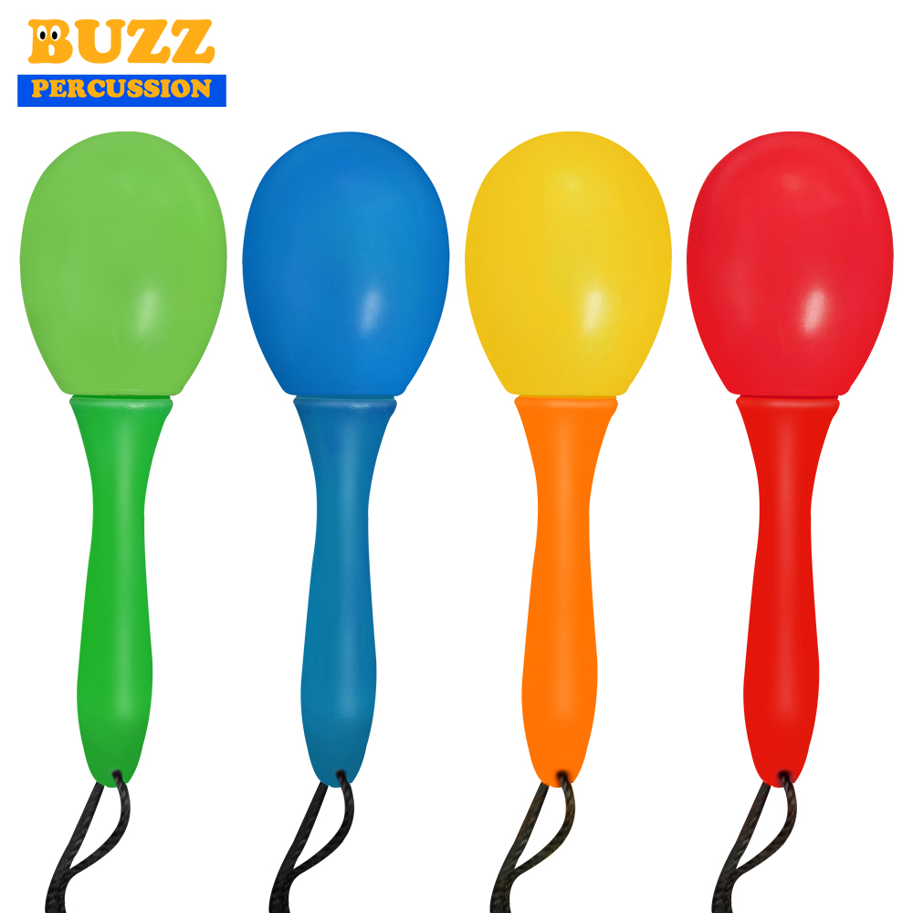 BUZZ 플라스틱 미니 마라카스 4컬러 2개1쌍 M22-1 BUZZ 플라스틱 미니 마라카스 4컬러 2개1쌍 M22-1