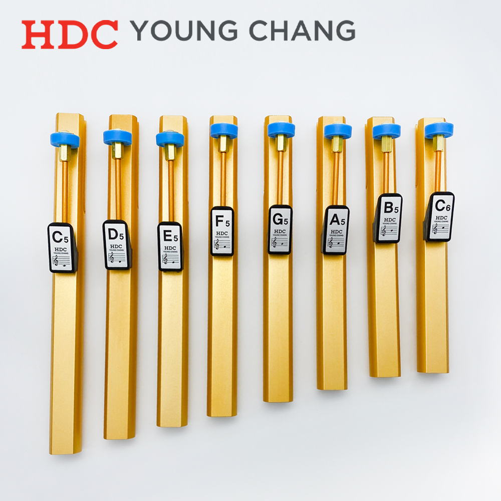 영창 톤차임 YCTC-8 교육용 악기 고급케이스 포함 8음 골드
