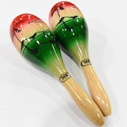 SOL 나무 마라카스 9인치(24cm) MR-8-2