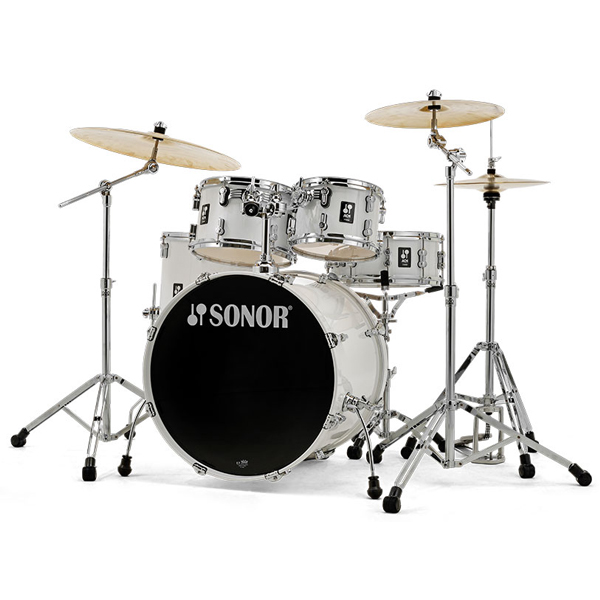 Sonor AQ1 Stage 5기통 드럼세트 Piano White HS2000 하드웨어포함 17500413