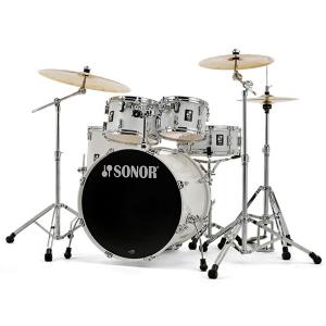 Sonor AQ1 Stage 5기통 드럼세트 Piano White HS2000 하드웨어포함 17500413