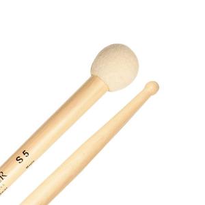 Agner 심벌/멀티 말렛 하드펠트 흰색볼 30mm 라운드팁 S5 총길이42cm Malpe Switzerland AG-S5