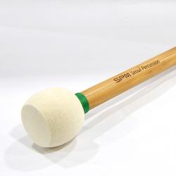SPM 베이스드럼 말렛 1개 48mm Hard Felt Ball 대나무손잡이 Legato BD-09B