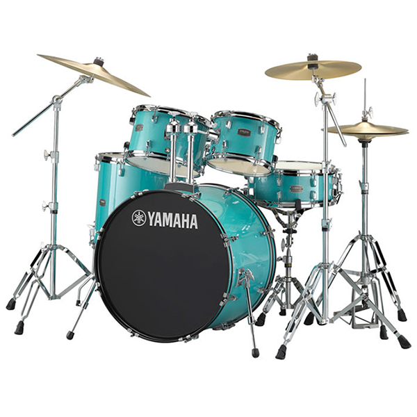 Yamaha 야마하 라이딘 5기통 드럼세트 (22인치) 구성품 증정(오메테 심벌4종,의자,드럼스틱) RDP2F5