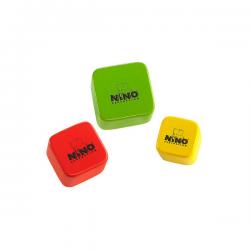 NINO 우드 사각쉐이커 3개 세트 NINO507-MC