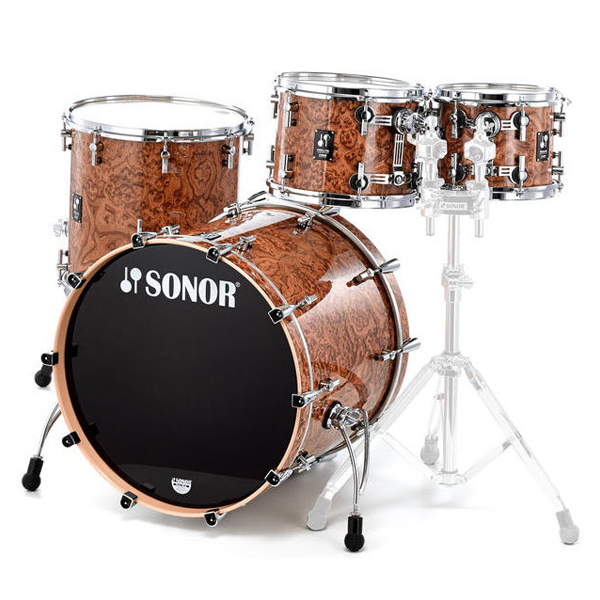 Sonor ProLite 5기통 Stage 3 Chocolate Burl 15804278 하드웨어 미포함