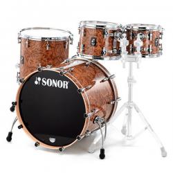 Sonor ProLite 5기통 Stage 3 Chocolate Burl 15804278 하드웨어 미포함