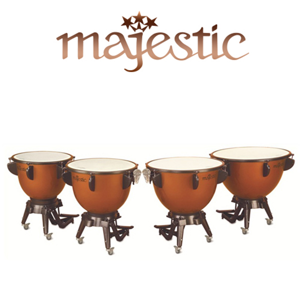 Majestic 하모닉 팀파니 유리섬유(Fiberglass) 23,26,29,32인치 4개 1세트 큰사이즈 몸통(Deep Cambered) MTG2300A+MTG2600A MTG2900A+MTG3200A