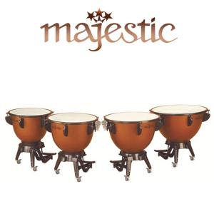 Majestic 하모닉 팀파니 유리섬유(Fiberglass) 23,26,29,32인치 4개 1세트 큰사이즈 몸통(Deep Cambered) MTG2300A+MTG2600A MTG2900A+MTG3200A