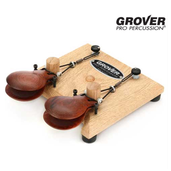 Grover 테이블 캐스터네츠 Rose wood Mounting Frame GWC-DA Grover 테이블 캐스터네츠 Rose wood Mounting Frame GWC-DA