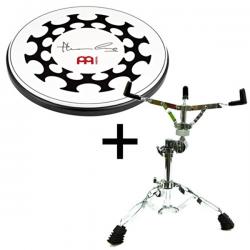 Meinl (메이늘) Thomas Lang 토마스랭 12인치 고무연습패드 스네어 스탠드 포함 MPP-12-TL+JB-S-2C
