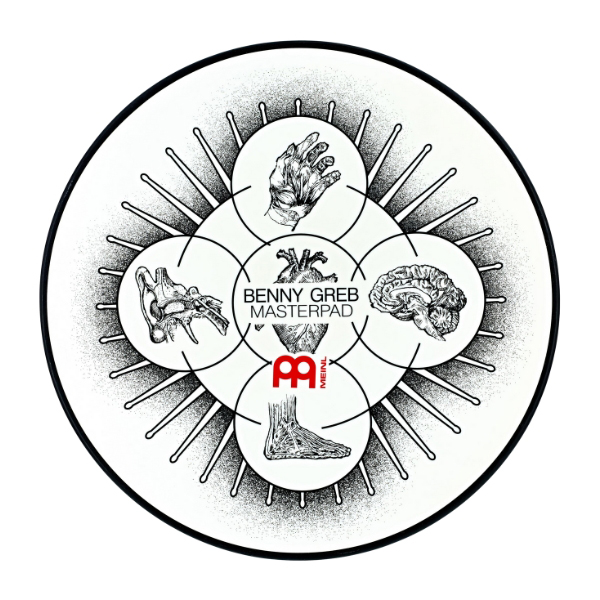 Meinl (메이늘) Benny Greb 베니그랩 6인치 고무연습패드 8mm 스탠드 별도 MPP-6-BG