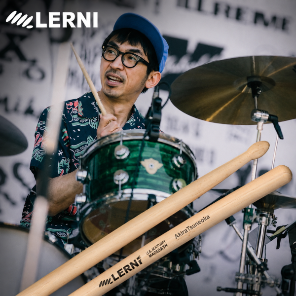 LERNI 레르니 [츠네오카 아키라] HICKORY SIGNATURE 드럼스틱 S-140AT (일본산)