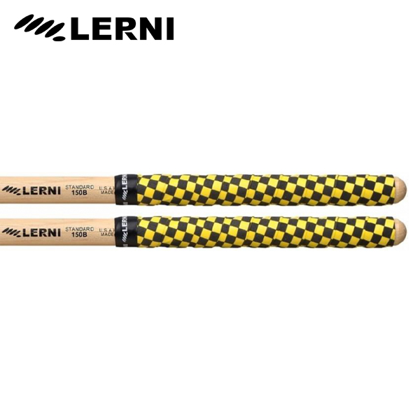 LERNI 레르니 체크 무늬 그립 테이프 GT-CHE / YELLOW (일본산)