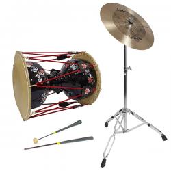 고고꽃장구 BLACK+오메테 CAPTAIN 심벌 세트