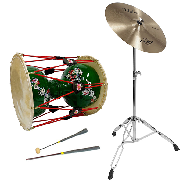 고고꽃장구 GREEN+오메테 ALPHA 심벌 세트 고고꽃장구 GREEN+오메테 ALPHA 심벌 세트