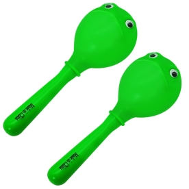 BUZZ 개구리 마라카스 1쌍 M25 그린