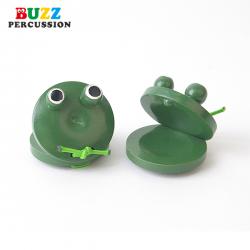 BUZZ 개구리 우드 캐스터네츠 1쌍 BU-G10-4